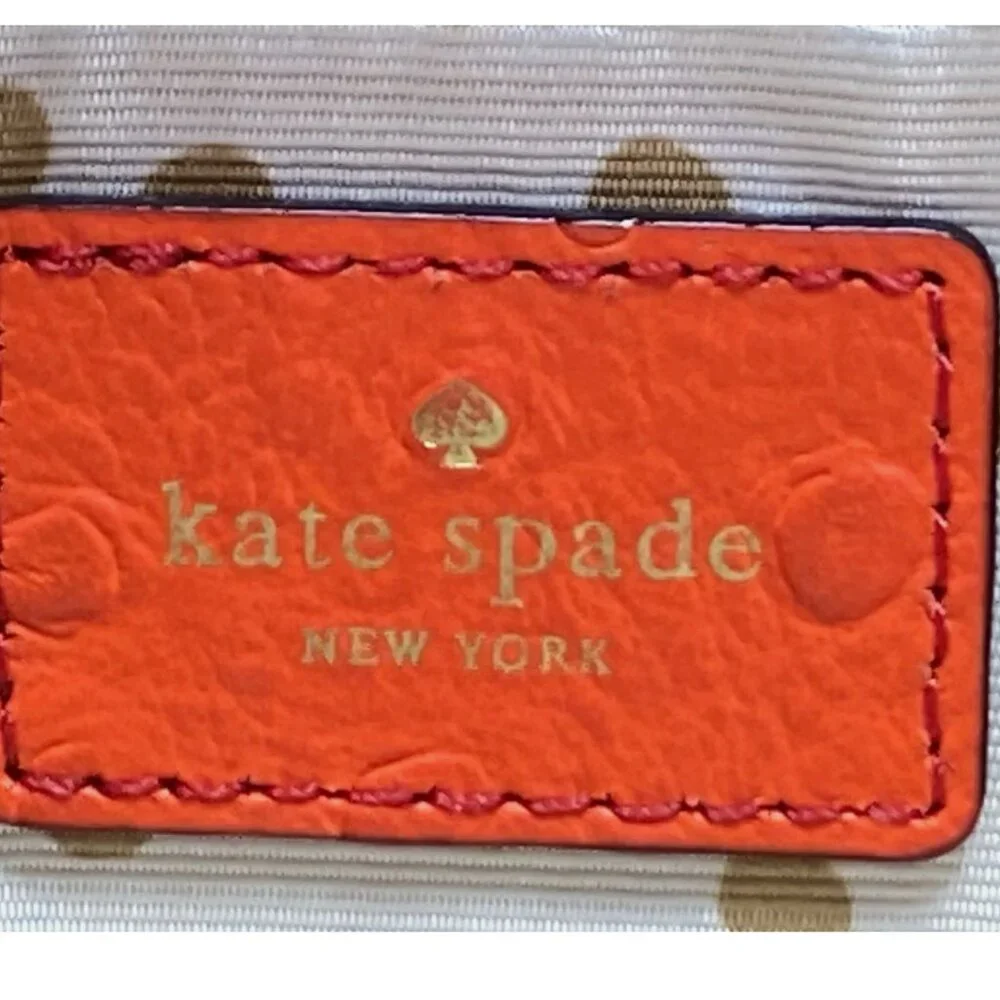 Kate Spade Wellesley Quinn Bag in Ostrich Flame EUC - Picture 5 of 5